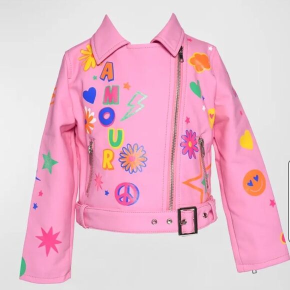 NWT Hanna Banana Faux Leather Jacket (size 6) - Picture 4 of 12